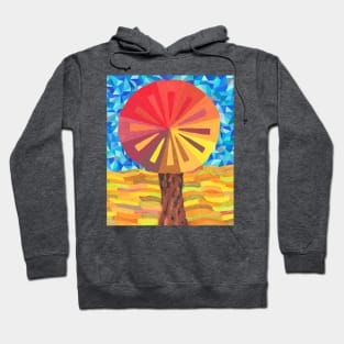 Mosaic Autumn Tree Hoodie